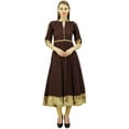 thumbnail image 3 of Bimba Women's A-Line Cotton Kurti Elegant Ladies Kurta Indian Dress Custom Clothing, 3 of 9