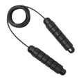 thumbnail image 2 of Cuerda de r Profesional con Peso de Alambre de Acero con Asas de Espuma, Rodamiento de Bolas, para Cardio, Entrenamientos de Fitness, Ejercicio D Negro Soledad Cordón de cuerda ajustable, 2 of 10