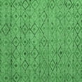 thumbnail image 1 of Ahgly Company Indoor Square Abstract Emerald Green Modern Area Rugs, 6' Square, 1 of 4