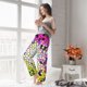 thumbnail image 5 of Balery Colorful Tie Dye Stained Glass 3 Pantalones de pijama para mujer, pijamas ultraligeros, pantalones de estar por casa-3X-Large, 5 of 6