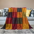 thumbnail image 2 of HENGT  Boho Bohemian Blanket Gifts for Women Girls Mom Wife Birthday Christmas Halloween Presents Colorful Hippie Rustic Decor Chair Sofa Bed Cover Chenille Jacquard Tassels Throw, 2 of 6