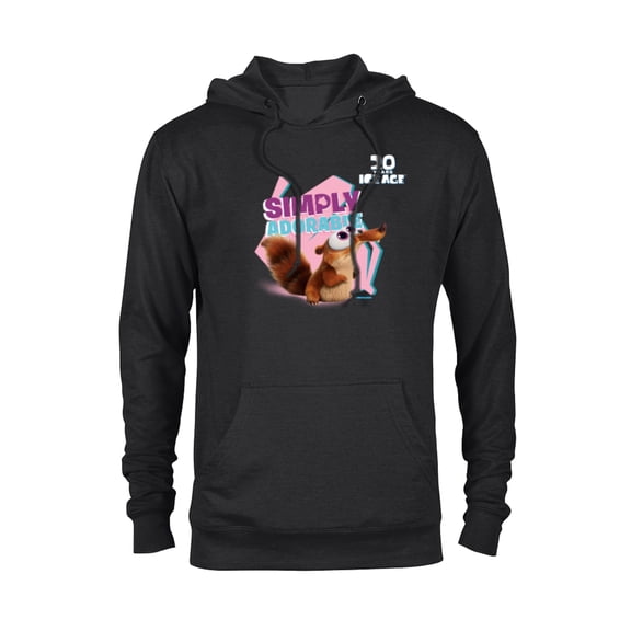 Ice Age Scrat Simply Adorable 20 Years Anniversary - Pullover Hoodie for Adults - Customized-Black