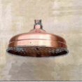 thumbnail image 1 of Copper Shower Head, 20cm (8 Inch) Diameter, High Pressure Fixed Shower Head With Adjustable Angle Shower Head Rain Shower Head - Gold P20250110478-202, 1 of 4