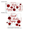 thumbnail image 3 of Valentines Day Window Clings - Cuttable Heart Stickers for Glass, Mirror, Home Decor - Removable & Reusable Valentines Decorations for Wall Window Office, Classroom, 3 of 6