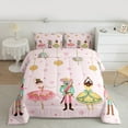 thumbnail image 2 of Homewish Xmas Nutcracker 3 Pieces Queen Comforter Set For Teens Boys Girls,Ballet Girl Ultra Soft Bedding Sets,Merry Christmas Bedding Comforter Set,Ultra Soft Home Decor,Reversible, 2 of 8