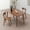 Walnut Color, variant on Hurber 51'' Wood Dining Table for 2-6 Persons, Large Solid Wood Rectangular Table, Walnut Color