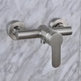 thumbnail image 2 of Stainless Steel Shower Mixer Tap - Wall-Mounted Single Lever for Hot & Cold Water Bathroom Fixture, 2 of 4