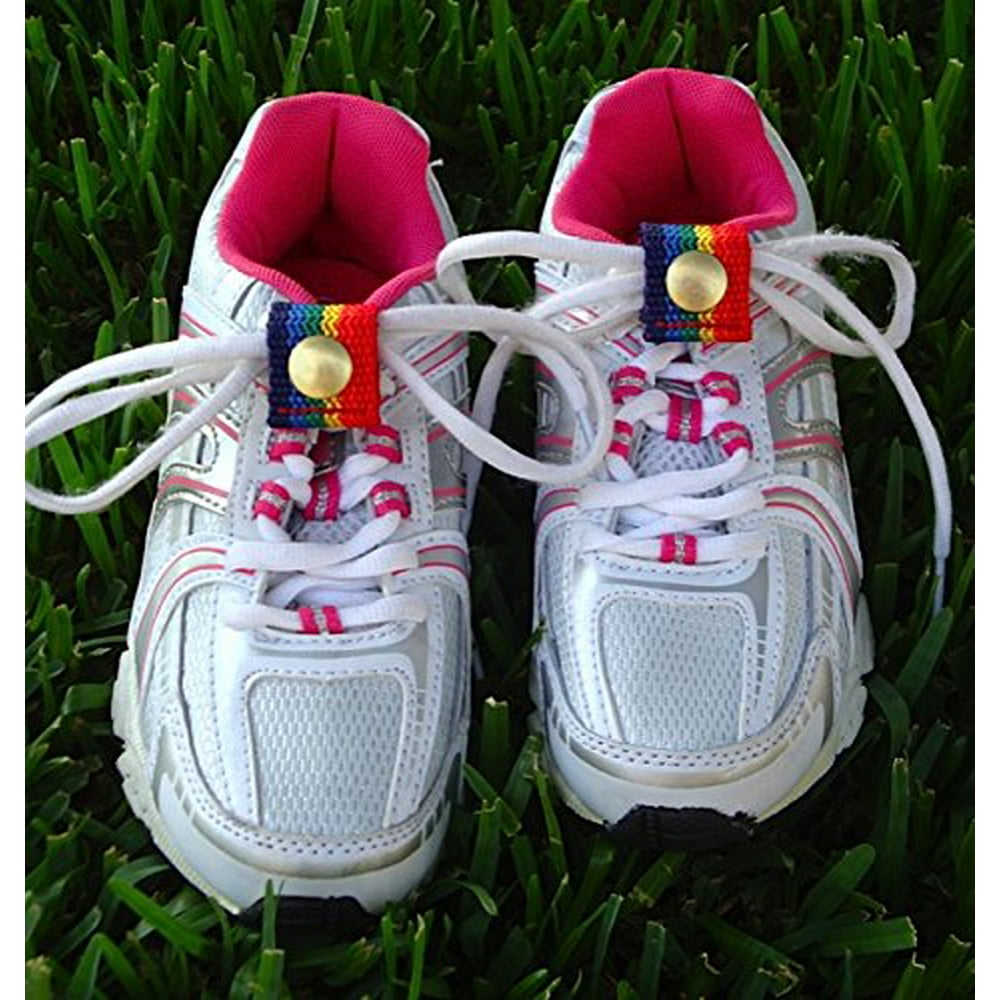 Snap n Step Shoe Lace Locks (Rainbow)