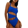 thumbnail image 1 of Aayomet Bathing Suit for Women Color Bikini Bathing Suit (Blue, L), 1 of 5