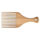 thumbnail image 5 of Peine de pelo ancho, peine Afro de madera lisa para cabello Afro, regalo hecho a mano para mujer, dientes finos, 5 of 9