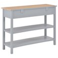 thumbnail image 3 of vidaXL Buffet Gris 110x35x80 cm MDF, 3 of 5