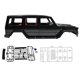 thumbnail image 1 of Car Body Shell RC Truck Body Tracción en las cuatro ruedas Coche de escalada Coches de juguete Accesorios para automóviles Vehículos Motores de juguete Herramientas de reparación 1 pieza Negro Eigraketly FN001776-04, 1 of 6