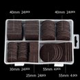 thumbnail image 1 of OULII 104Pcs Felt Floor Protector Pads Anti Skid Coffee for Office Use, 1 of 7