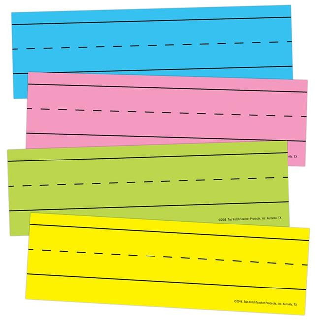 3 x 8.5 in. Word Strips, Bright Assorted Color