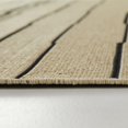 thumbnail image 4 of Balta Tamara Stripe Indoor/Outdoor Area Rug Brown/Black 5'3" x 7' 5' x 8', 4 of 5