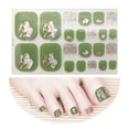 thumbnail image 3 of Women Fashion Fashion Foot Nail Sticker Gradient Gold Pink Foot Nail Sticker, 3 of 3