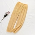 thumbnail image 2 of BLVB Women's Warm Plush Pajama Pants Soft Fluffy Sleep Pants Comfy Fuzzy Lounge Pants Fleece Pj Bottoms Sleepwear, 2 of 6