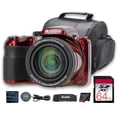 thumbnail image 1 of Kodak PIXPRO AZ425 Digital Camera (Red) (AZ425RD) + 64GB Card + Bag + Cloth, 1 of 6