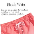 thumbnail image 4 of MYJAJAYI Men's Quick Dry Swim Trunks Swimming Shorts for Men with Mesh Lining Pink M, 4 of 5