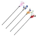 thumbnail image 1 of Teaser interactivo para gatos Cat Wand Toys IUHKBH con plumas, 40 cm, 1 of 6