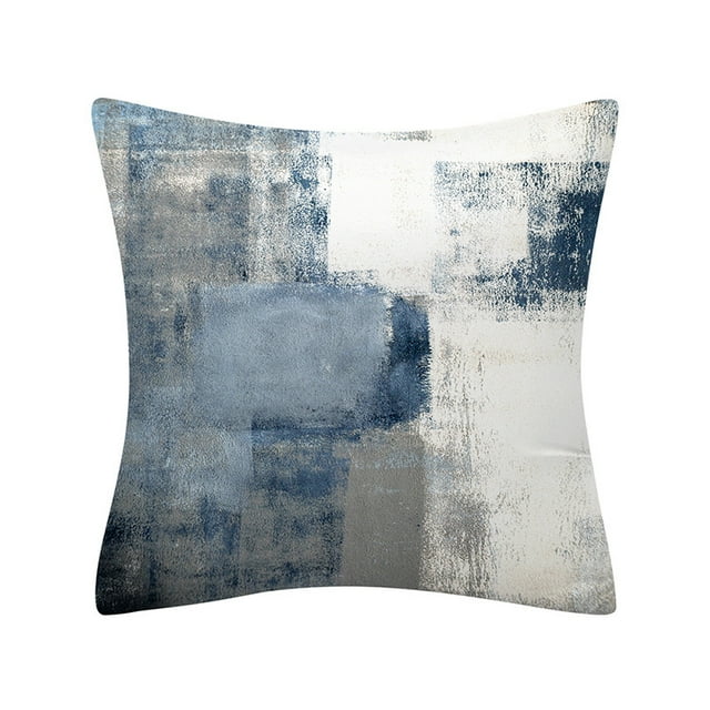 2 Pcs Abstract Pillowcase Throw Pillow Case Sofa Seater, 40*40cm, #26