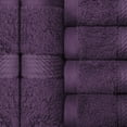 thumbnail image 5 of Premium Egyptian Cotton Highly Absorbent Assorted 6-Piece Plush Towel Set - 13" x 13", 5 of 6