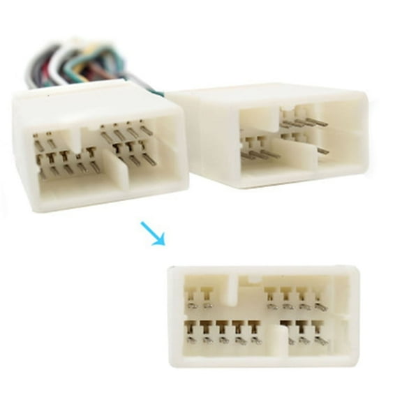 Car Splitter AUX Cable Radio Converter For Honda Accord Civic CRV Odyssey Acura