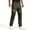 Army Green, variant on Mens Cargo Pants Color Block Durable Pants with Multi-Pocket Outdoor Lightweight Pants for Work Gray XL