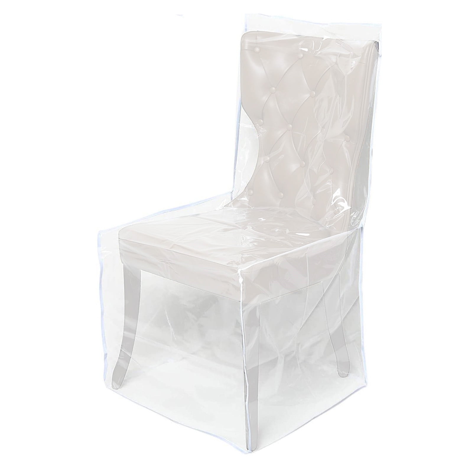Details about   Chair Cover Dining Room Protector-Clear-No Dust/Spill/Pet Hair/Pet Claws Set 