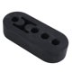 thumbnail image 1 of Universal Negro Goma Buje de percha escape coche, 1 of 8