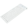 thumbnail image 1 of Roll Up Keyboard  Flexible Keyboard Silicone Silicone Keyboard Fully Sealed Design Lightweight Portable Silent Soft Comfortable Usb Wired Silicone Keyboard For Pc, 1 of 8