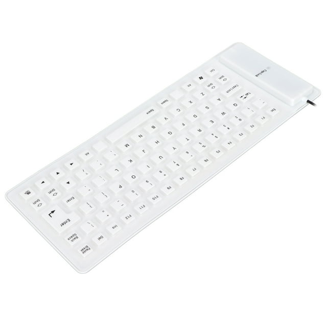 Roll Up Keyboard Flexible Keyboard Silicone Silicone Keyboard Fully Sealed Design Lightweight Portable Silent Soft Comfortable Usb Wired Silicone Keyboard For Pc