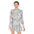 thumbnail image 4 of Vestido floreado de cuello alto Roman Fashion /Juvenil, 4457 (Pistache) verde claro CH, 4 of 6