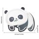 thumbnail image 3 of Vajilla de fibra de bambú con diseño de Panda para bebé, juego de vajilla infantil segura con dibujos animados, cuenco, tenedor, taza, cuchara, plato, platos de alimentación, 3 of 5