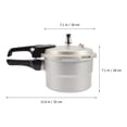 thumbnail image 3 of WEAVILUX Aluminum Pressure Cooker for Home Kitchen, Nonstick , Ergonomic Handle, Multiple Colors, Easy and Safe to Use, 3 of 6