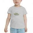 thumbnail image 2 of Cartoon Army Tank Cute Toddler T-Shirts for Boys Girls (Gray, Youth M), 2 of 5