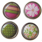 Fabscraps Jelly Brads, 12mm, Assorted, 40/Tube, Pretty