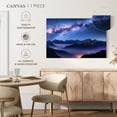 thumbnail image 5 of Elephant Stock Milky Way Above Misty Dolomites Wall Art - Horizontal Canvas Wall Art - Living Room Wall Decor - Astronomy & Space Canvas - Black And Gray Decor - 12" x 8", 5 of 8