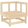 thumbnail image 3 of vidaXL 3 Piece Garden Lounge Set Solid Wood Pine, 3 of 4