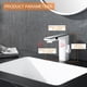 thumbnail image 1 of Grifos de Baño de Sensores Inteligentes Grifos de Lavabo de Baño con Pantalla Digital de Temperatura Grifo de Lavabo Grifo de Cascada, 1 of 10