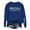 Blue, variant on LILIYA Crewneck Hoodless Sweatshirts for Women God Is Still Writing Your Story Pullover Long Sleeve Crewneck Drop Shoulder Pullover Shirts Tops 2026