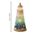 thumbnail image 3 of DIY Lighted Glass-Style Lighthouse Kit, LED Craft Project with Translucent Pieces for Tabletop Display & Coastal Decor, 3 of 13