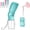 Blue, variant on Portable Dog Water Bottle, Foldable Dog Water Bottle Leak Proof Dispenser for Puppy Small Medium Large Dogs, Pet Drink Cup for Walking Hiking Traveling(Pink,12oz)