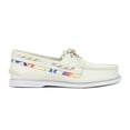 thumbnail image 1 of Sperry Men's Authentic Original Pride 2-Eye White/Rainbow Boat Shoes STS24298<span> - </span>10, 1 of 1