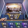 thumbnail image 7 of Entertainment Center Gaming TV Stand for PS5 with Power Outlet,for TVs 75 inch and Below,LED Entertainment Center,Suitable for Living Room,Bedroom,Media Console, 7 of 7