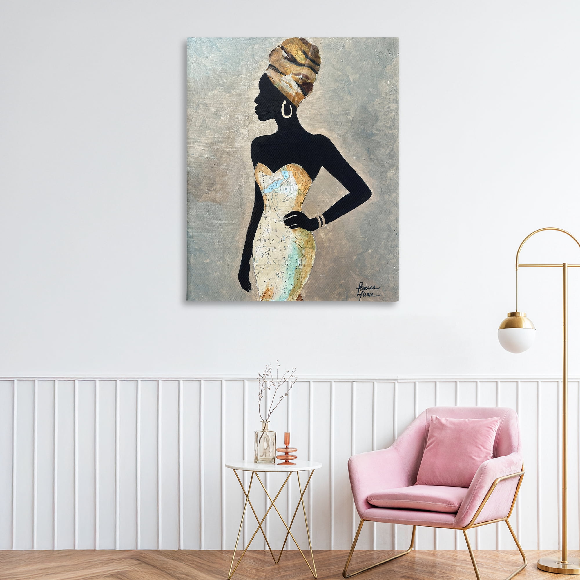 Stupell Industries Motherland Muse Fashion Portrait Canvas Wall Art, design by Lauren Luna