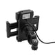 thumbnail image 5 of BRIGHTFUFU Soporte Universal para teléfono de motocicleta soporte giratorio de 360 ​​grados para bicicleta con puerto de carga USB de salida de 2,4 A para teléfono móvil GPS (negro), 5 of 7