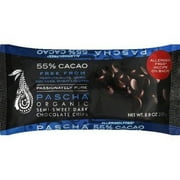 Angle View: Organic Semi-Sweet Chocolate Chips 55% Cacao