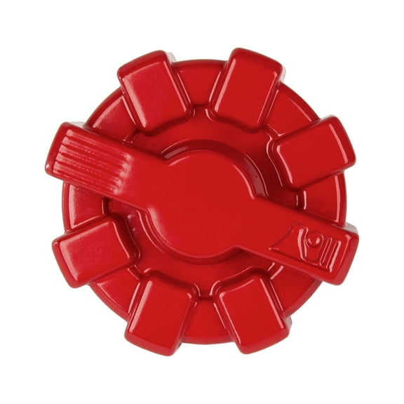 Rugged Ridge by RealTruck Elite Fuel Cap for Jeep Wrangler/Gladiator | Aluminum, Red | 11229.12 | Compatible with 2001-2024 Jeep Wrangler TJ/JK/JL; 2020-2024 Jeep Glaidator JT