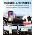 thumbnail image 3 of MaserWeller Car Phone Holder for 2016-2019 Mercedes Benz GLC / 2015-2018 Mercedes Benz C-Class Accessories 7-Inch Screen Fixed Clip, 360° Rotation Phone Mount Compatible with MagSafe, 3 of 8